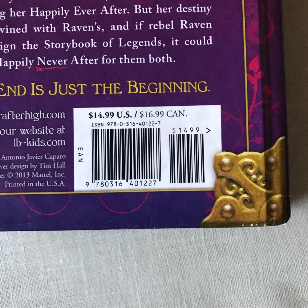 Ever After High Books - Set of 2 - Once Upon a Time and the Storybook of Legends - Picture 5 of 11